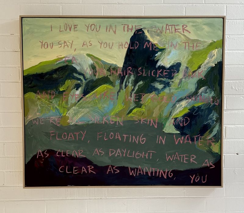 Trans, as in Water — painting